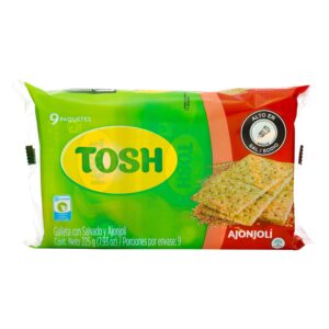 GALLETAS TOSH AJONJOLI FIT 225 GRS 9 UND