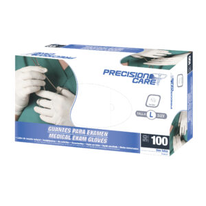 GUANTE DESECH.PRECISION LATEX 100 UND L