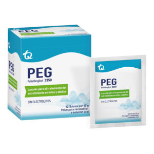 PEG POLIETILENGLICOL 3350 12 SOBRES(PAE)