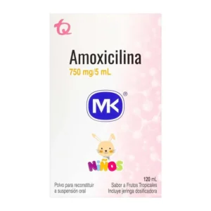 AMOXICILINA 750 MG/5ML SUSPENSION 120 ML