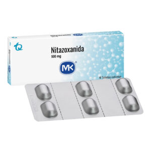 NITAZOXANIDA 500 MG 6 TBS MK