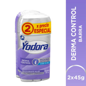 2 DTE YODORA BAR DERM CONTROL 45 G P.E M