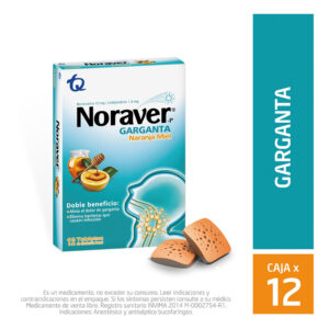 NORAVER PASTILLAS NARANJA MIEL 12 TBS