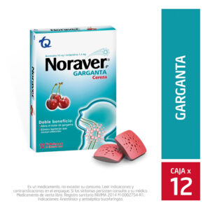 NORAVER PASTILLAS CEREZA 12 TBS