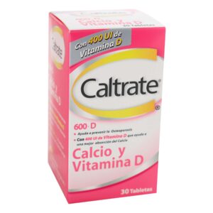 CALTRATE D 600 MG 400UI 30 TBS