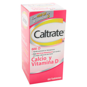 CALTRATE D 600 MG 400UI 60 TBS