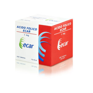 ACIDO FOLICO 1 MG 300 TABLETAS EC