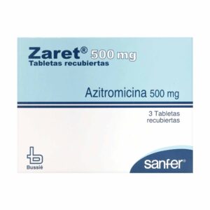 ZARET 500 MG 3 TABLETAS (3%+)