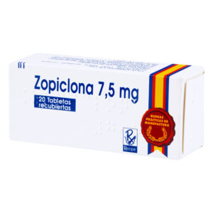 ZOPICLONA 7.5 MG 20 TABLETAS RC
