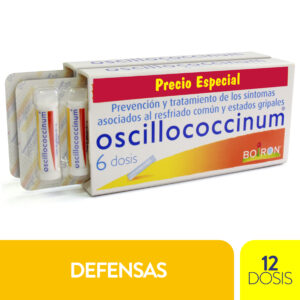 2 OSCILLOCOCCINUM 6 DOSIS P.E.