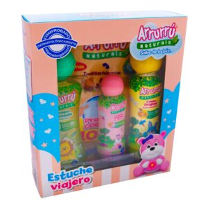 EST.ARRURRU  VIAJERO ROSADO 4 ARTICULOS
