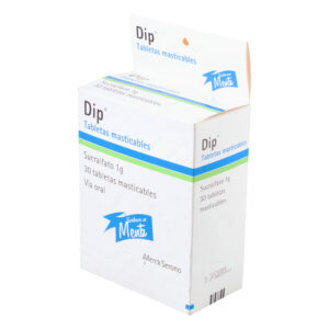 DIP 30 TABLETAS MASTICABLES MENTA
