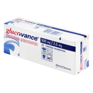 GLUCOVANCE 500/2.5 MG 30 TABLETAS