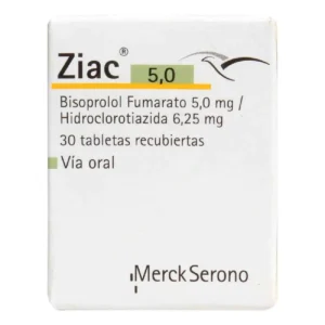 ZIAC 5 MG 30 TABLETAS (3%+) (A)(PAE)
