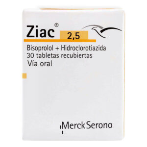 ZIAC 2.5 MG 30 TABLETAS (3%+)(A)