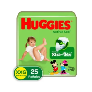 PAN.HUGGIES ACTIVE SEC ET.5 XXG 25 UNDS