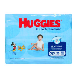 PAN.HUGGIES TRI.PROTECCION ET.G 25 UNDS