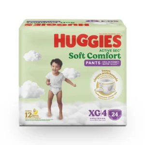 PAN.HUGGIES PANTS ACT SEC ET.4 XG 24 UND