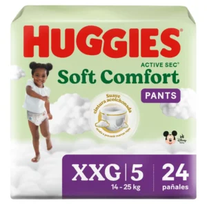 PAN.HUGGIES PANTS ACT SEC ET.5 XXG 24UND