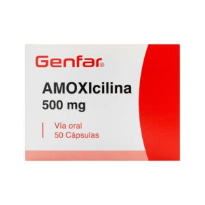 AMOXICILINA 500 MG 50 CAPSULAS GF