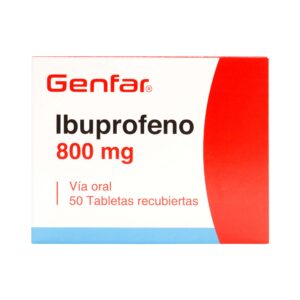 IBUPROFENO 800 MG 50 TABLETAS GF