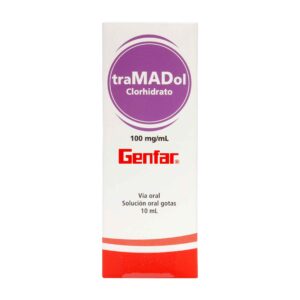TRAMADOL 100 MG GOTAS 10 ML GF