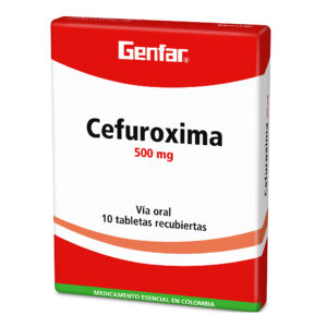 CEFUROXIMA 500 MG 10 TBS GF(P)43850
