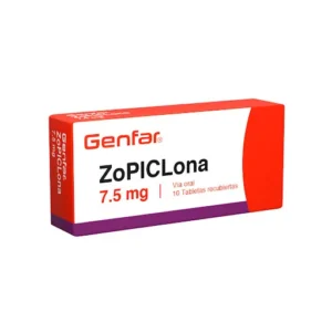 ZOPICLONA 7.5 MG 10 TABLETAS GF