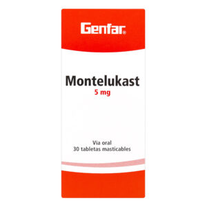 MONTELUKAST 5 MG 30 TABLETAS GF