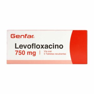 LEVOFLOXACINO 750 MG 5 TBS GF(3%+)