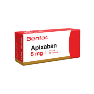 APIXABAN 5 MG 60 TBS REC