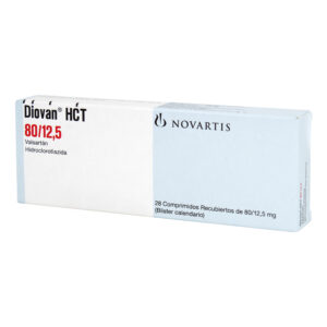 DIOVAN HCT 80/12.5 MG 28 TBS