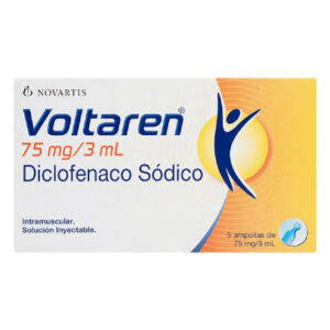 VOLTAREN 75 MG 5 AMPOLLAS