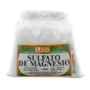 SULFATO DE MAGNESIA 500 GR LEON