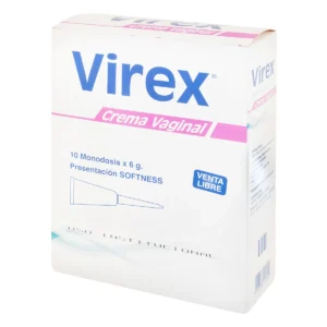 VIREX CREMA VAGINAL 6 GRS 10 TUBOS (A)