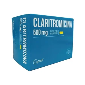 CLARITROMICINA 500 MG 50 TBS LP