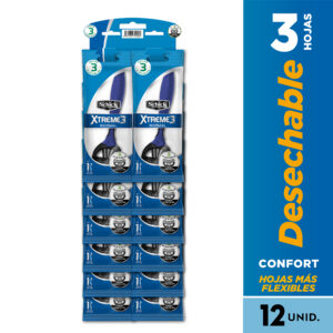 MAQ.SCHICK XTREME-3 PIEL NORMAL 12 UND