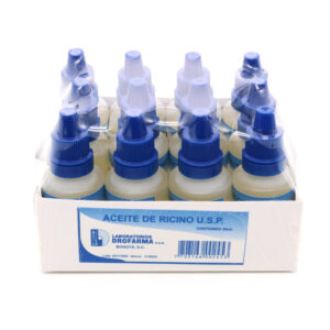 ACEITE DE RICINO 20 ML 12 UND DROFARMA