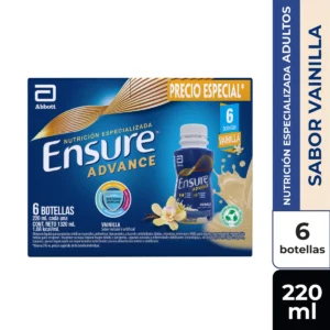 6 ENSURE ADVANCE RPB VAINILLA 220 ML