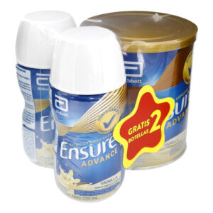 ENSURE ADV.VAINILLA 400 GR+2 ADV 220 ML