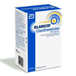 KLARICID 125 MG SUSPENSION 50 ML (3%+)