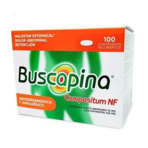 BUSCAPINA NF COMPOSITUM 325/10MG 100 TBS
