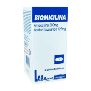 BIOMICILINA 500MG/125MG 14 TBS RECUB.