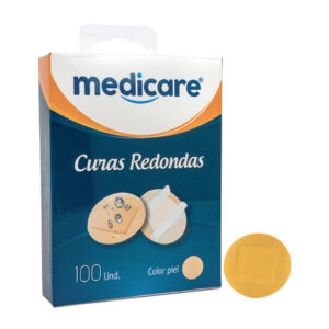 CURAS MEDICARE REDONDAS C.PIEL 100 UND