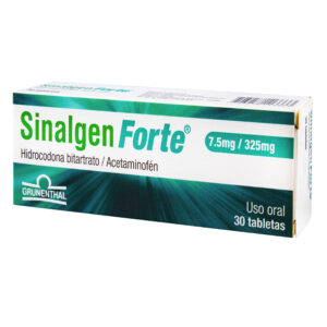 SINALGEN FORTE 7.5/325 MG 30TBS (3%+)