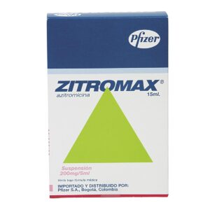 ZITROMAX 200 MG SUSP.15 ML (3%+)(PAE)