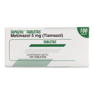TAPAZOL 5 MG 100 TABLETAS
