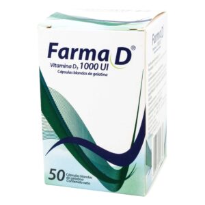 FARMA D VITAMINA D3 1000UI 50 CAP