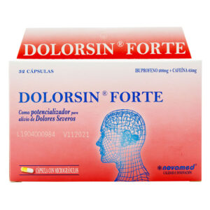 DOLORSIN FORTE 200 MG 32 CAPSULAS