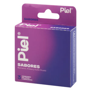 PRESERVA/CONDON PIEL SABORES 3 UND